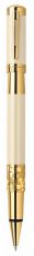 Ручка роллер WATERMAN Elegance (S0891370) Ivory GT (F) чернила: черный латунь позолота 24К